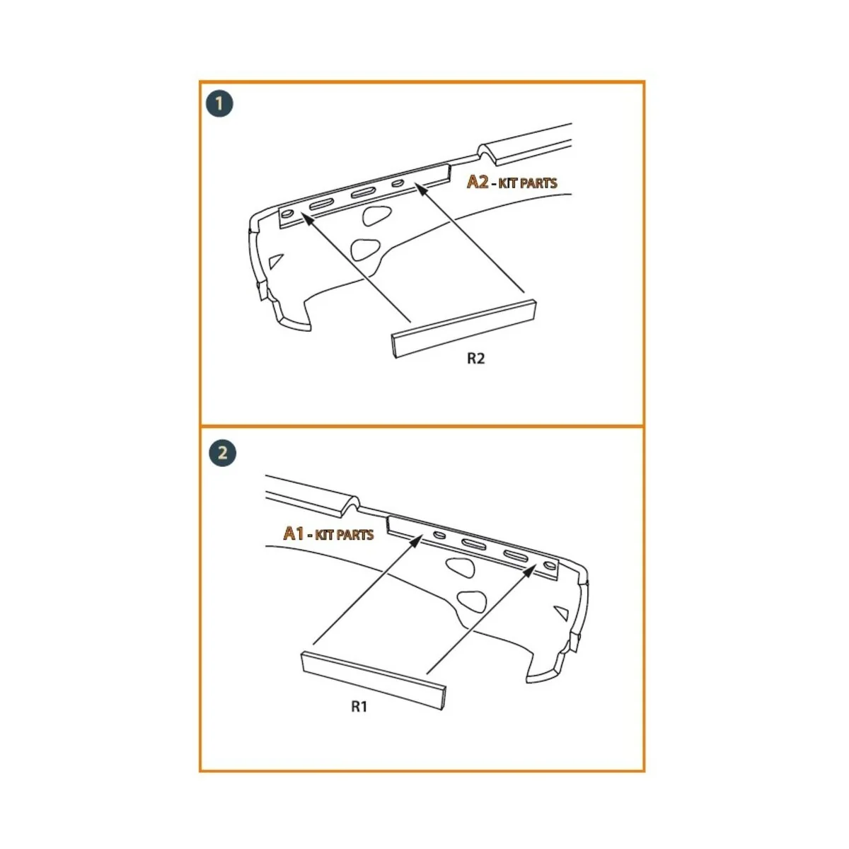 Morane-Saulnier exhausts for Dora Wings kit, 1/48 - Clear Prop Acce...