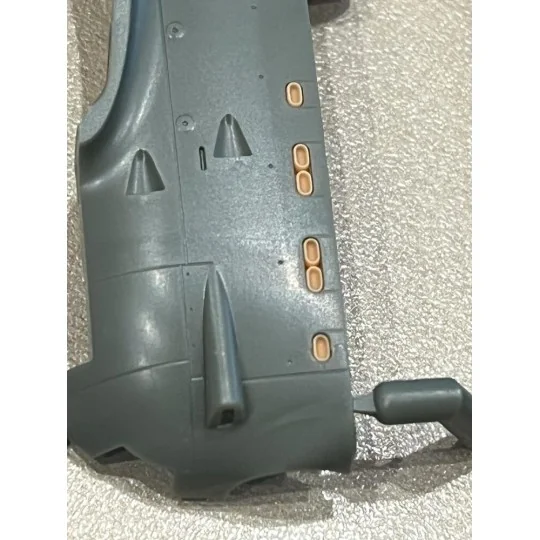 Morane-Saulnier exhausts for Dora Wings kit, 1/48 - Clear Prop Acce...