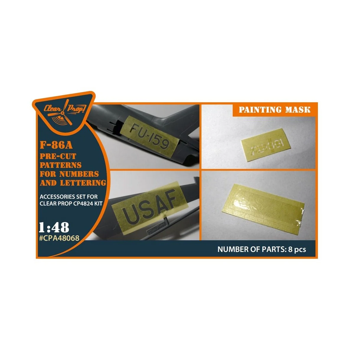 F-86A pre-cut patterns for numbers and lettering painting mask for ... F-86A pre-cut patterns for numbers and lettering painting mask for ...
