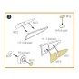 Hawk H-75M painting mask for CP kit CP4806, 1/48 - Clear Prop Acces...
