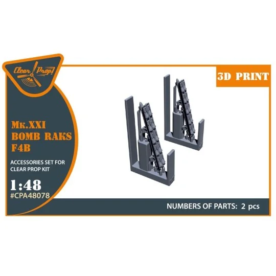 Mk.XXI Bomb Raks F4B for CP kits, 1/48 - Clear Prop Accessories CPA...