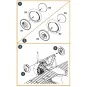 F4B Wheels set for CP kits, 1/48 - Clear Prop Accessories CPA48077