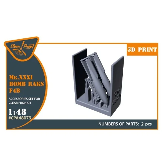 Mk.XXXI Bomb Raks F4B for CP kits, 1/48 - Clear Prop Accessories CP...