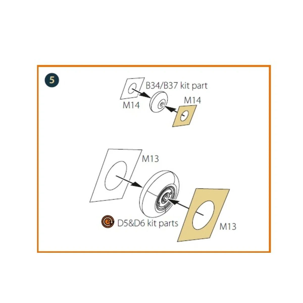 Hs 129B2/3 double-sided painting mask for Takom kit, 1/48 - Clear P...