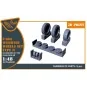 F-86A Wheels set (weighted) type 2 for CP kits, 1/48 - Clear Prop A...