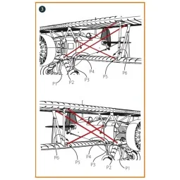 F4B-3/4 Strubs for CP kits, 1/48 - Clear Prop Accessories CPA48094