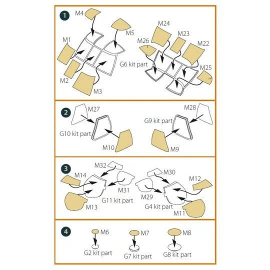 UH-60A, MH-60L double-sided painting mask for ICM kit, 1/48 - Clear... UH-60A, MH-60L double-sided painting mask for ICM kit, 1/48 - Clear...