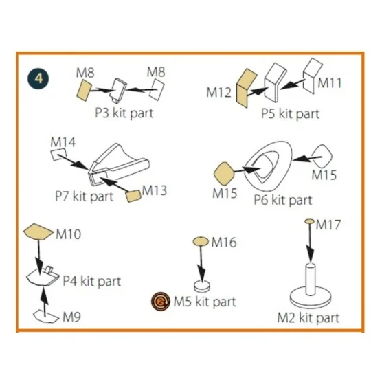 Jaguar Single seat painting mask for Airfix kit, 1/48 - Clear Prop ...