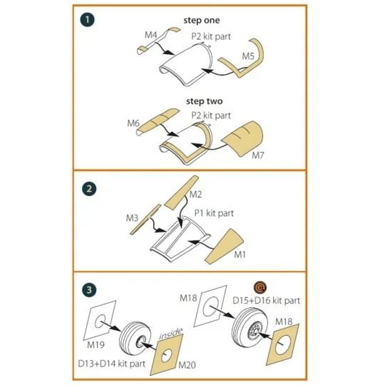 Jaguar Single seat painting mask for Airfix kit, 1/48 - Clear Prop ...