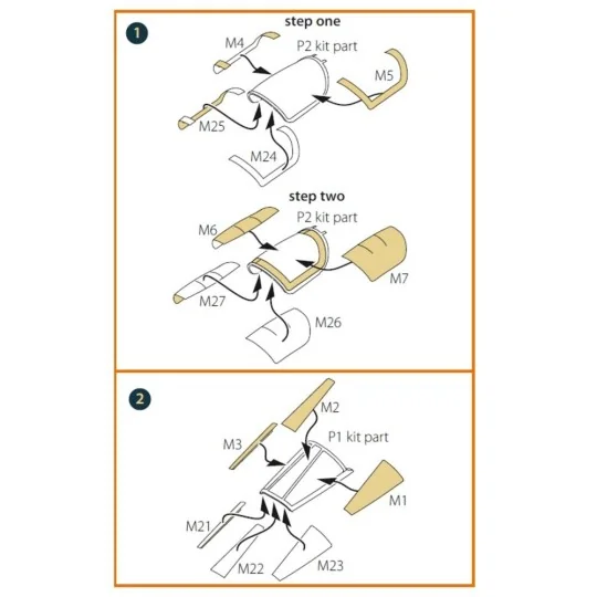 Jaguar Single seat double-sided painting mask for Airfix kit, 1/48 ... Jaguar Single seat double-sided painting mask for Airfix kit, 1/48 ...