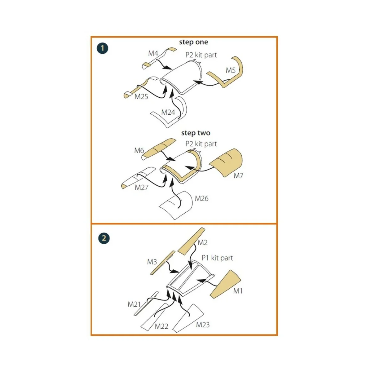 Jaguar Single seat double-sided painting mask for Airfix kit, 1/48 ... Jaguar Single seat double-sided painting mask for Airfix kit, 1/48 ...