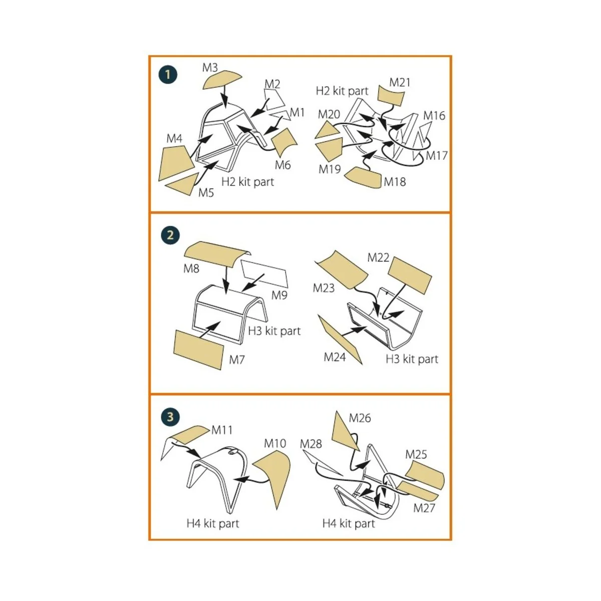 Bf-109E-1/3/3a double-sided painting mask for Wingsy Kits, 1/48 - C...