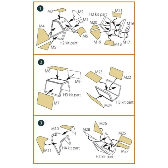 Bf-109E-4/7 double-sided painting mask for Wingsy Kits, 1/48 - Clea... Bf-109E-4/7 double-sided painting mask for Wingsy Kits, 1/48 - Clea...