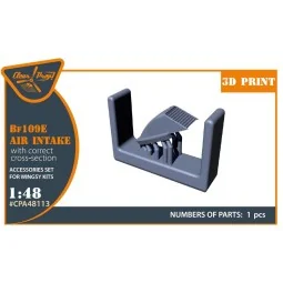 Bf-109E air intake for Wingsy Kits, 1/48 - Clear Prop Accessories C...