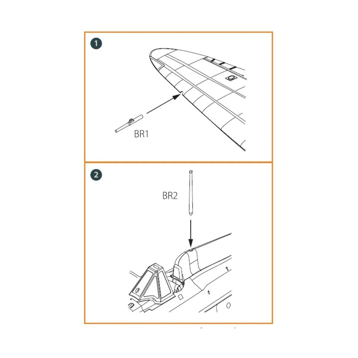 A5M Claude (early version) brass cast antennas for CP kits CP720016... A5M Claude (early version) brass cast antennas for CP kits CP720016...