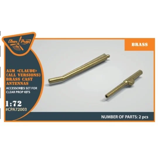 A5M Claude (early version) brass cast antennas for CP kits CP720016... A5M Claude (early version) brass cast antennas for CP kits CP720016...