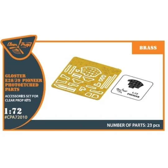 Gloster E28/39 Pioneer PE parts interior for CP kits CP72001/CP7200... Gloster E28/39 Pioneer PE parts interior for CP kits CP72001/CP7200...