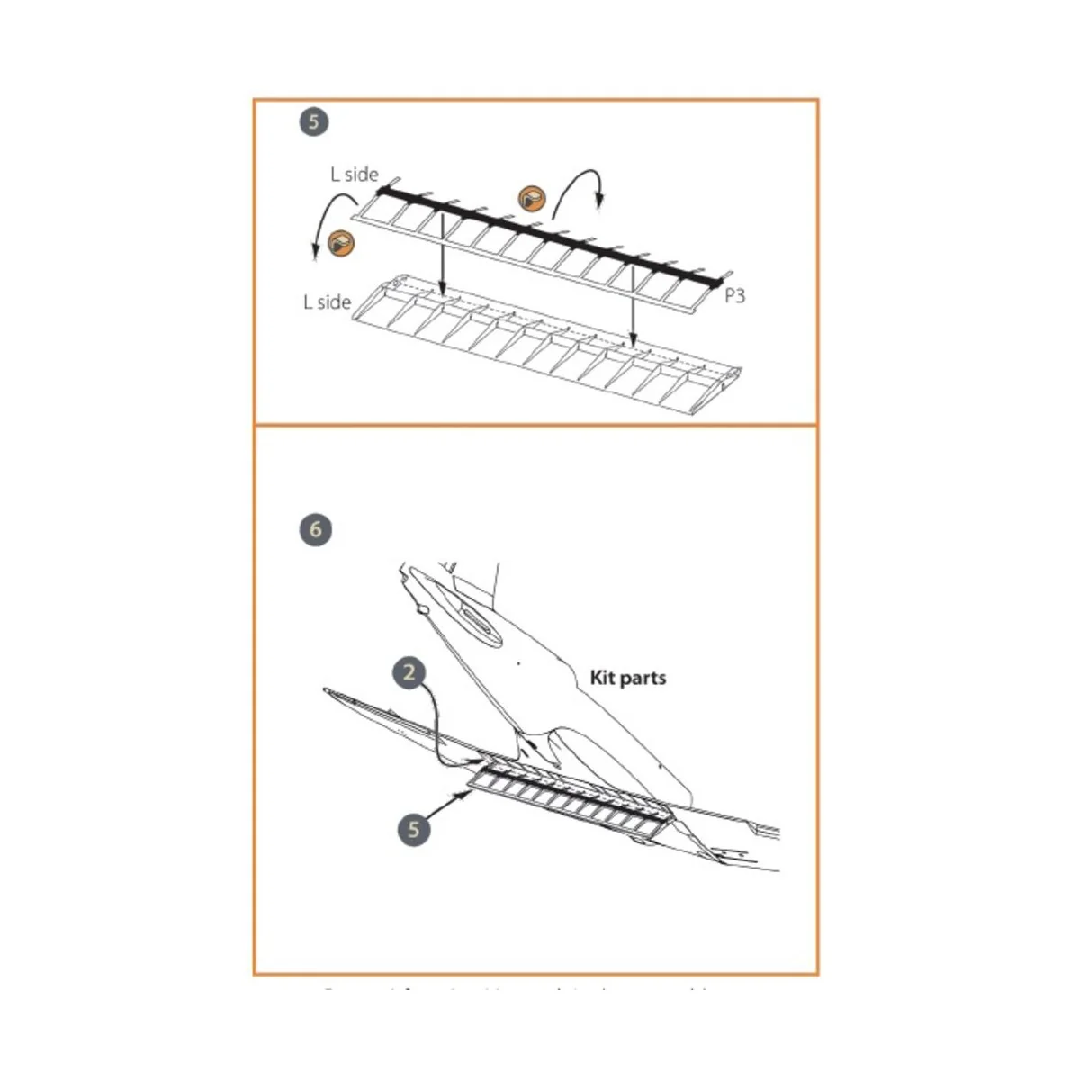 Ki-51 Sonia (all versions) PE landing flaps for CP kits CP72011/CP7...