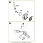 La-5 (early version) wheel set for CP kit CP72014, 1/72 - Clear Pro...