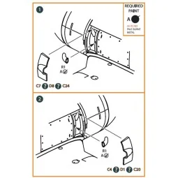 La-5 early version resin exhaust for CP kits CP72014/CP72015, 1/72 ...