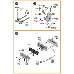 A5M Claude (all versions) PE parts for CP kits CP720016/CP72008/CP7...