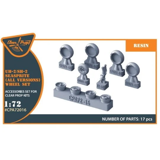 UH-2 A/B SEASPRITE (all versions) wheel set for CP kits CP72002/CP7...