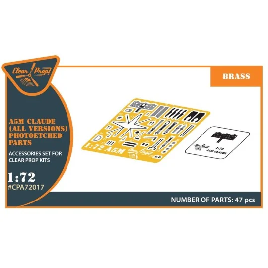 A5M Claude (all versions) PE parts for CP kits CP720016/CP72008/CP7...