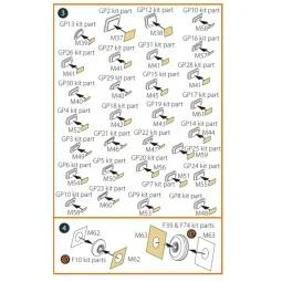 Be-6 Madge painting mask for Trumpeter kit, 1/72 - Clear Prop Acces...