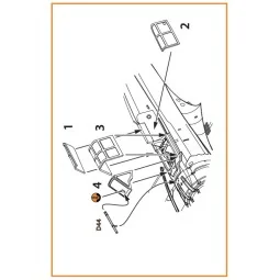 A5M Claude (early version) vacuum formed canopy for CP kits CP72006...