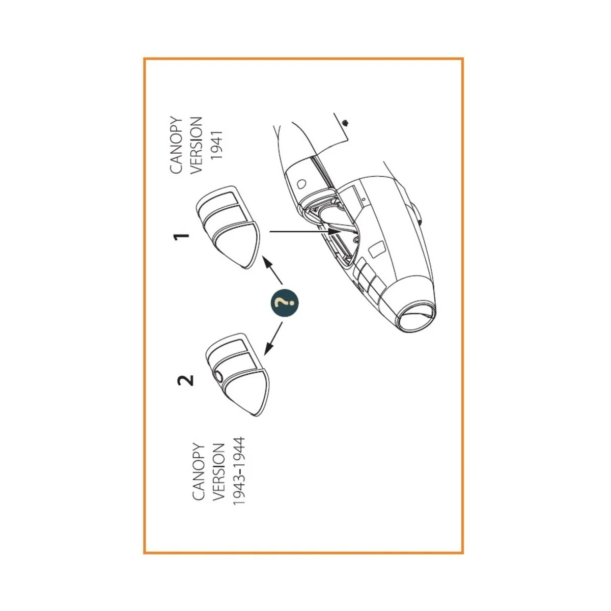 Gloster E28/39 Pioneer vacuum formed canopy for CP kits CP72001/CP7...