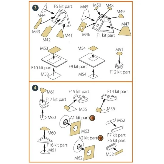 Ki-51 Sonia (all versions) painting mask for CP kits CP72011/CP7201...