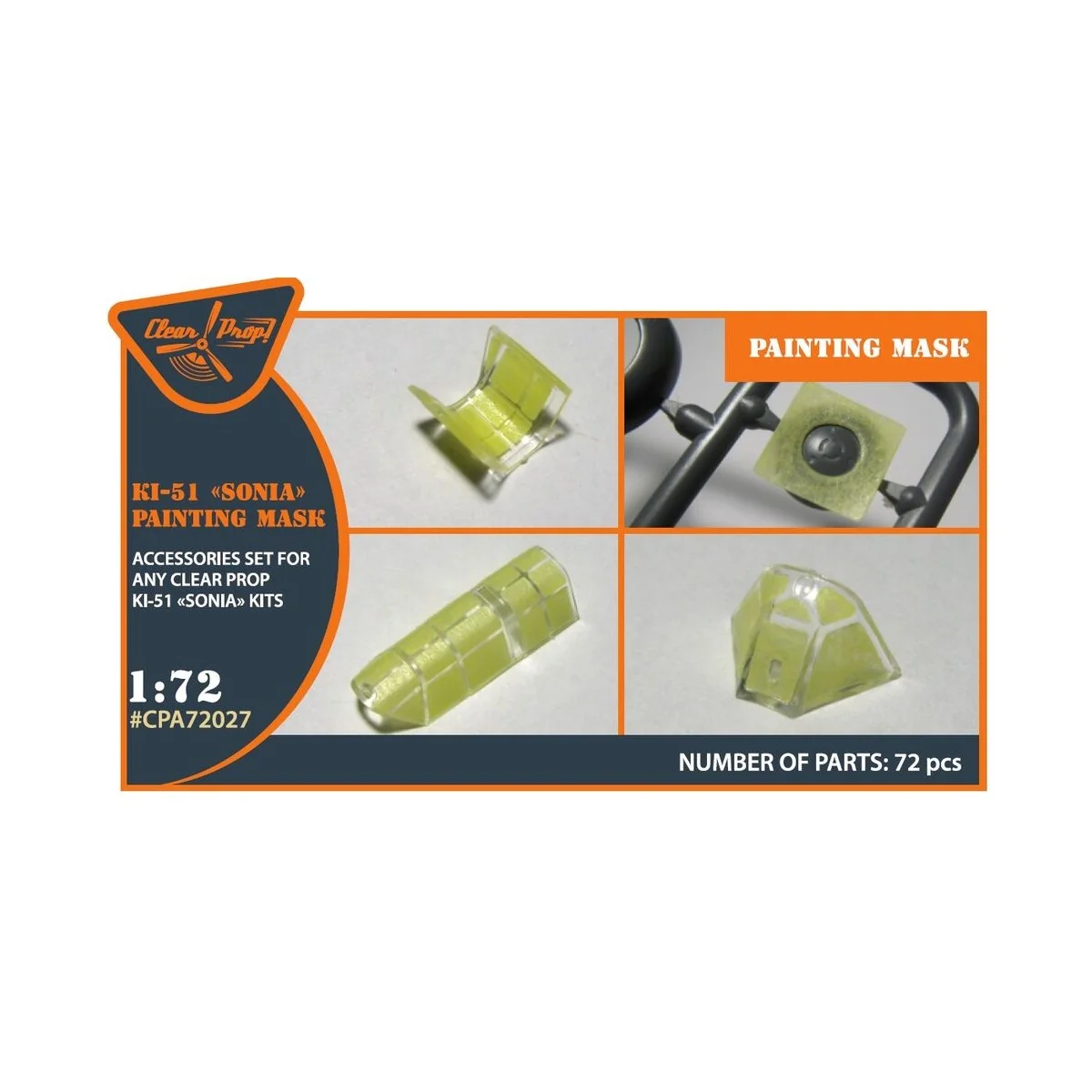 Ki-51 Sonia (all versions) painting mask for CP kits CP72011/CP7201...