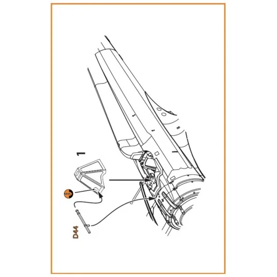 A5M2b Claude (late version) vacuum formed canopy for CP kit CP72009...