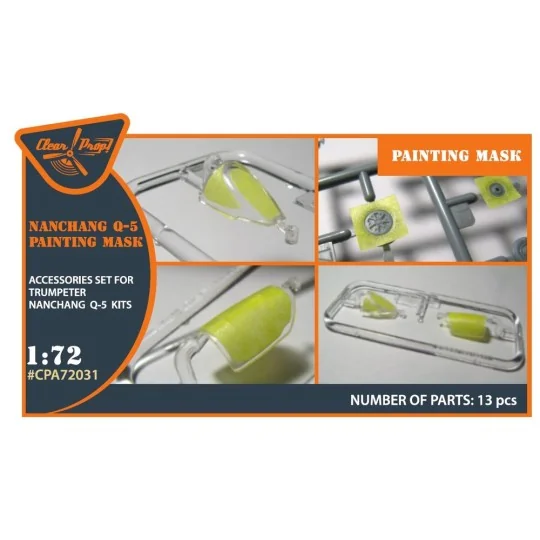 Nanchang Q-5 painting mask for Trumpeter kit (all versions), 1/72 -... Nanchang Q-5 painting mask for Trumpeter kit (all versions), 1/72 -...