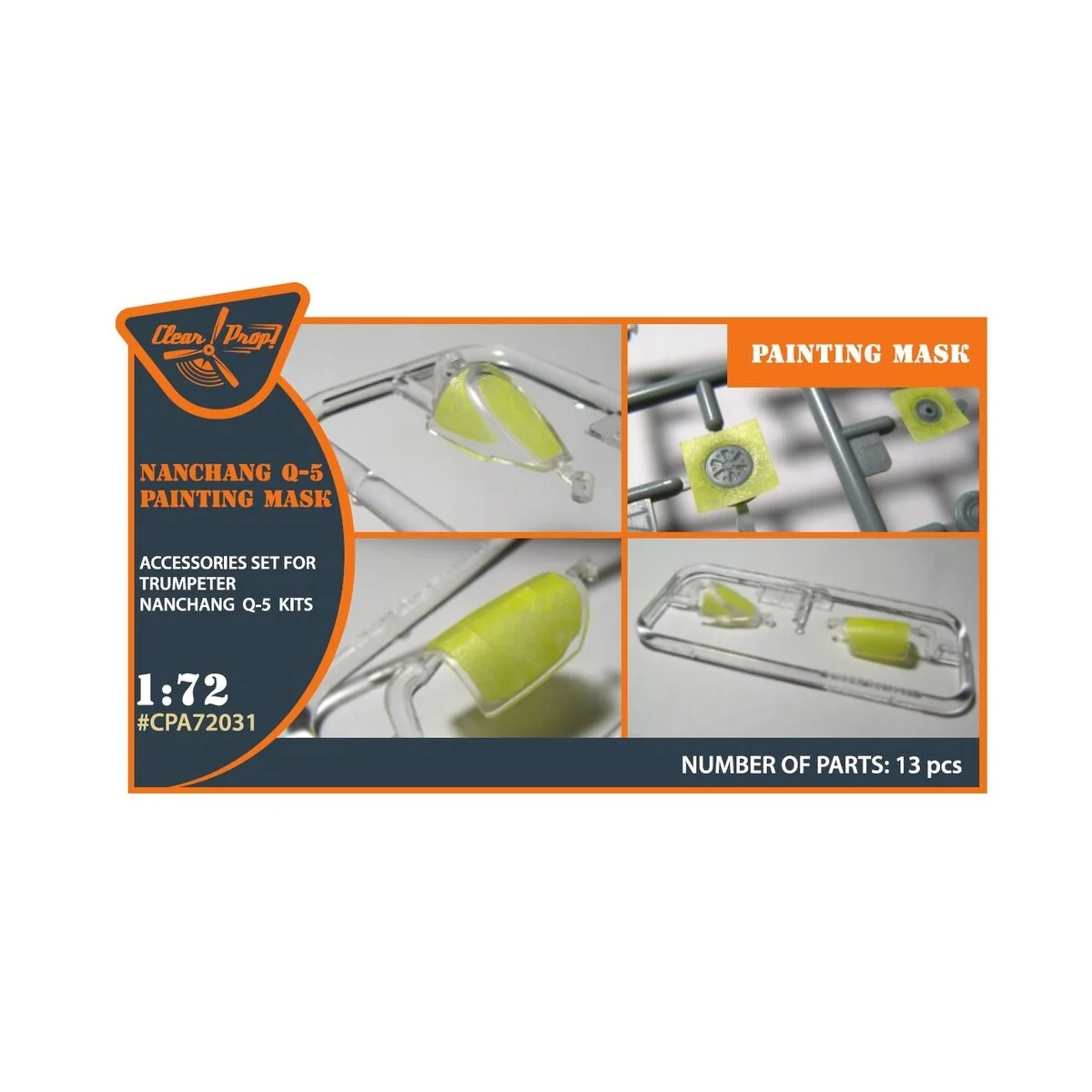 Nanchang Q-5 painting mask for Trumpeter kit (all versions), 1/72 -... Nanchang Q-5 painting mask for Trumpeter kit (all versions), 1/72 -...