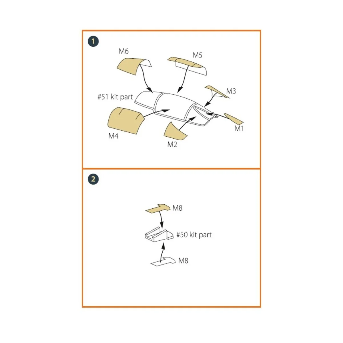 F-104G painting mask for REVELL kit, 1/72 - Clear Prop Accessories ...