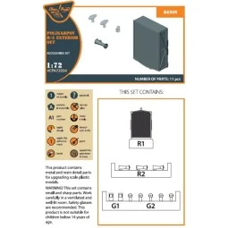 Polikarpov R-5 exterior set for AMG kits, 1/72 - Clear Prop Accesso...