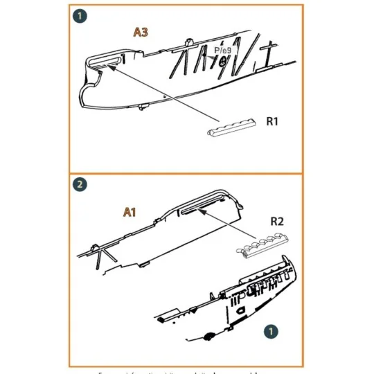 Polikarpov R-5 resin exhausts for AMG kits, 1/72 - Clear Prop Acces...