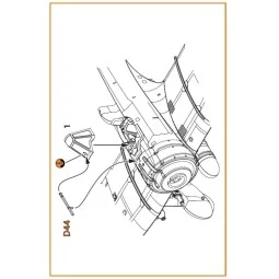 A5M4 Claude vacuum formed canopy for CP kit CP72010, 1/72 - Clear P...