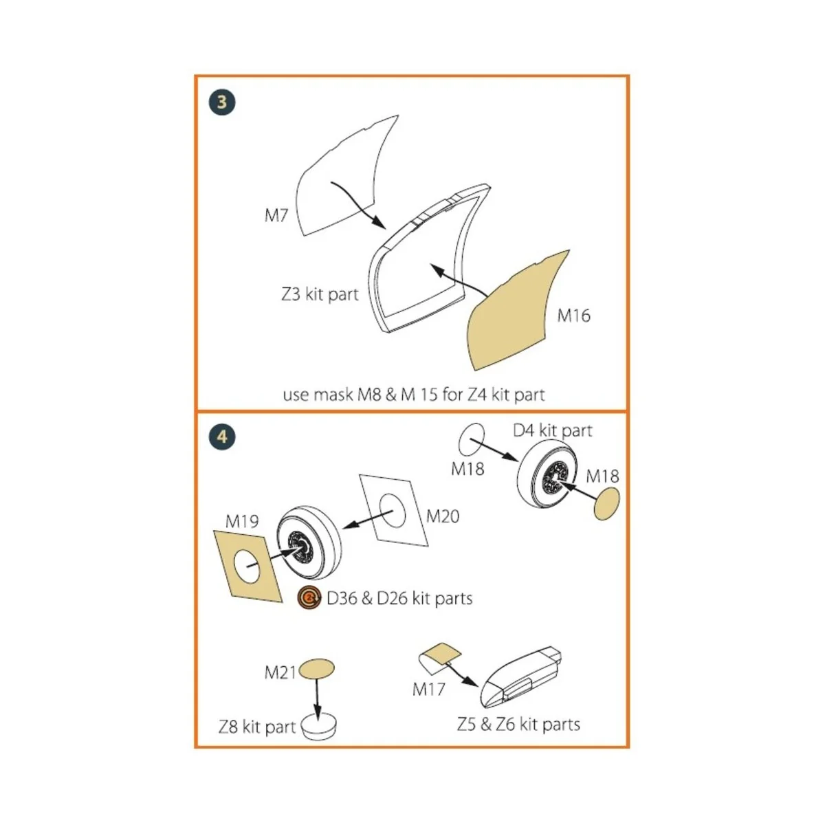 OV-1 A/JOV-1A Mohawk painting mask for CP kit CP72016, 1/72 - Clear...