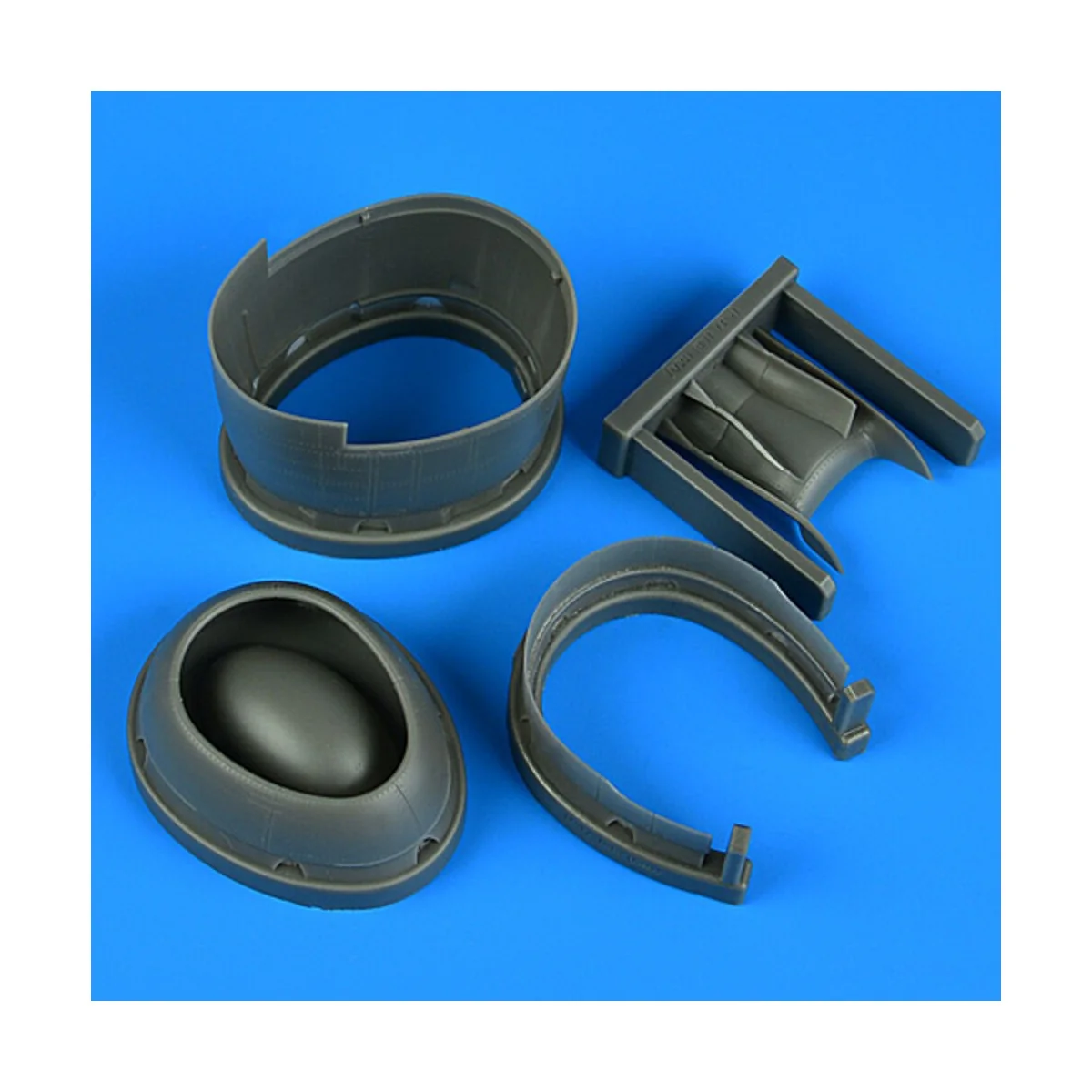 P-47D Thunderbolt cowling & engine flaps (closed) MINIART, 1/48 - Q...