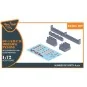 OV-1 A/B/C/D Mohawk pylons for CP kit, 1/72 - Clear Prop Accessorie...