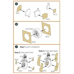 UH-2 A/B SEASPRITE for CP kit painting mask for CP kit CP72002, 1/7...