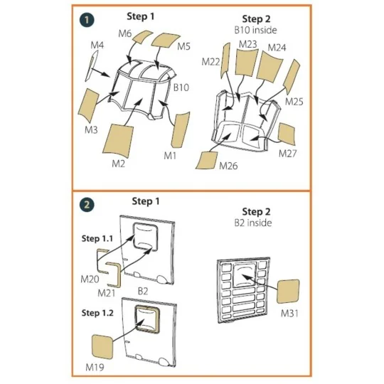 UH-2 A/B SEASPRITE for CP kit painting mask for CP kit CP72002, 1/7...