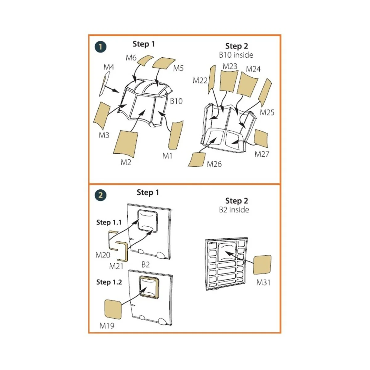 UH-2 A/B SEASPRITE for CP kit painting mask for CP kit CP72002, 1/7...