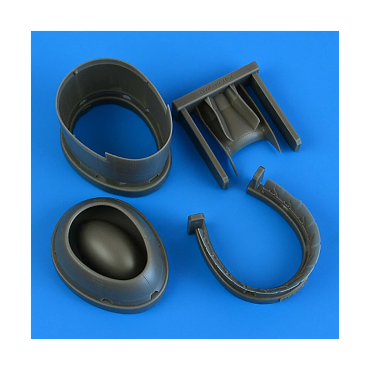 P-47D Thunderbolt cowling & cooling flaps (opened) für MINIART - Qu...