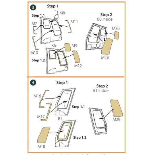UH-2 A/B SEASPRITE for CP kit painting mask for CP kit CP72002, 1/7...
