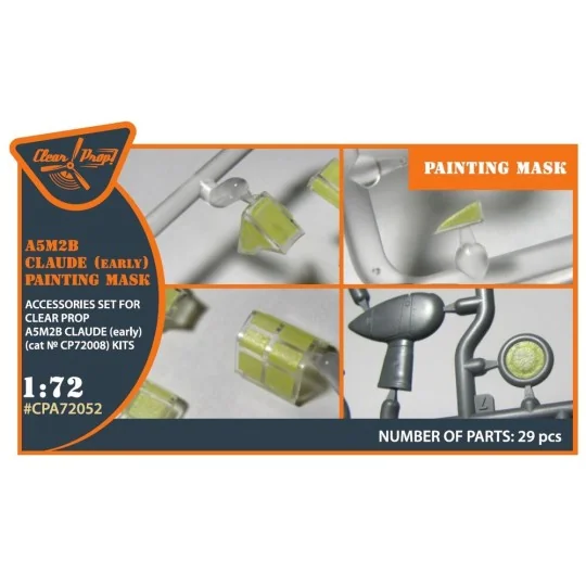 A5M2b Claude (early version) painting mask for CP kits CP72006/CP72...