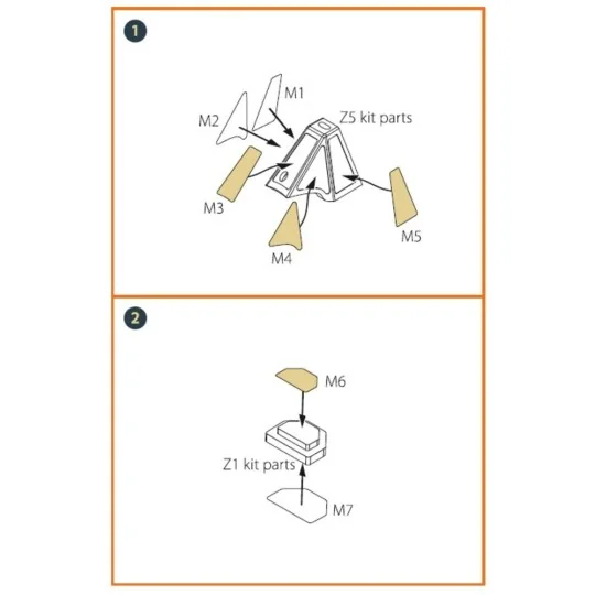 A5M2b Claude (late version) painting mask for CP kit CP72009, 1/72 ...