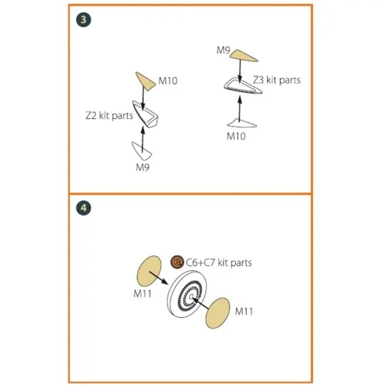 A5M4 Claude painting mask for CP kit CP72010, 1/72 - Clear Prop Acc... A5M4 Claude painting mask for CP kit CP72010, 1/72 - Clear Prop Acc...